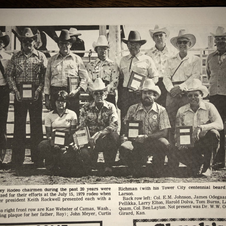 Former Hawley Rodeo Chairmen