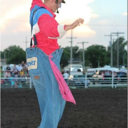 Alan Dessel on fence